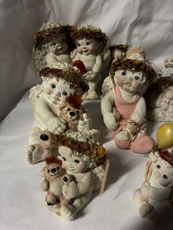 Lot of 10 Dreamsicles Vintage Figurines