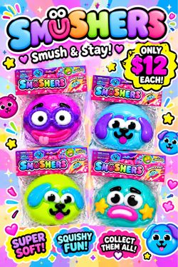 New Smushers Squishies