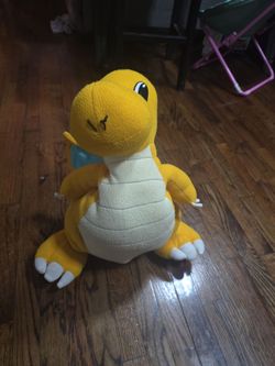 RARE! Vintage Pokemon Dragonite Cuddle Pillow Pal Jumbo Plush