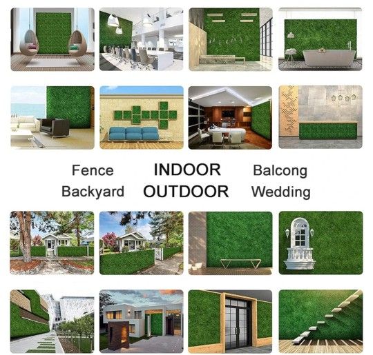 Greenery Wall Decor - Artificial Boxwood Panels
