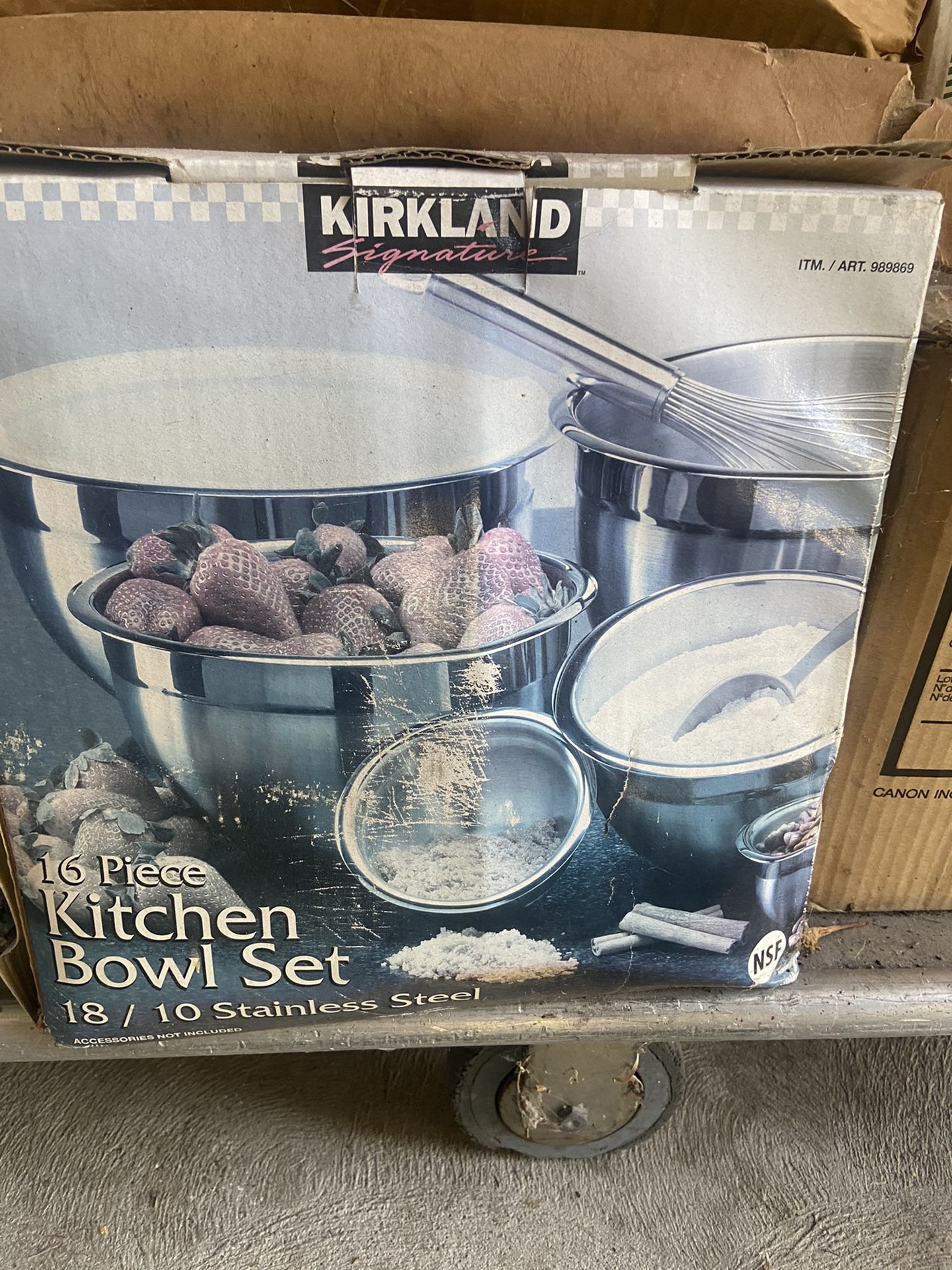 16 piece kitchen bowl set