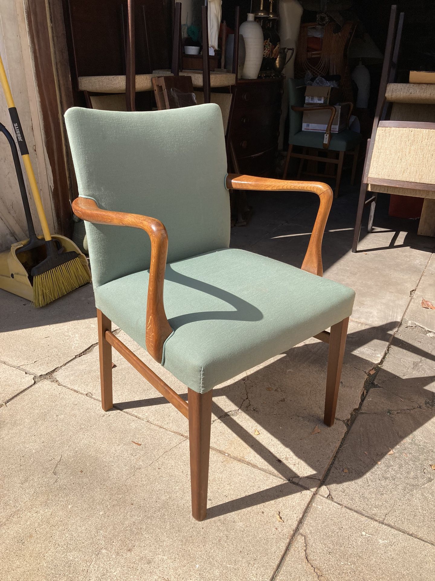 Six Danish Modern Armchairs By Ole Wansche 