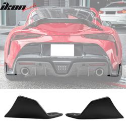 Fits 2020-2025 Toyota GR Supra A90 A91 Rear Bumper Splitters AG Style Matte Black