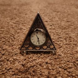 Brighton Table Clock Triangle Masionic?