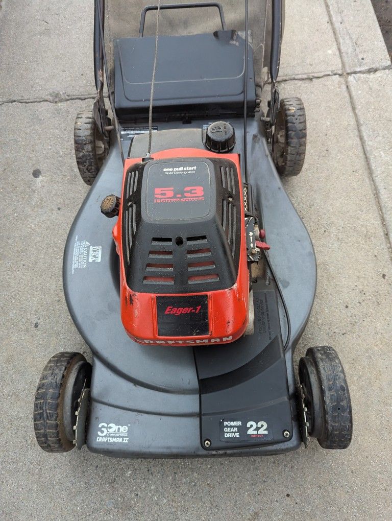 Craftsman Self Propelled Eager Working Good Condition