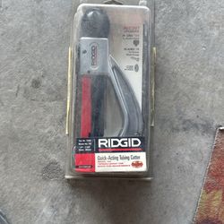 Ridgid Tubing Cutter 1/4”-2-5/8” Size.