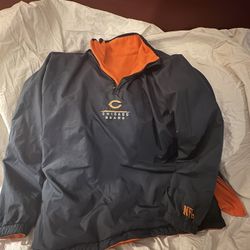 NFL Chicago Bears reversible quarter-zip jacket