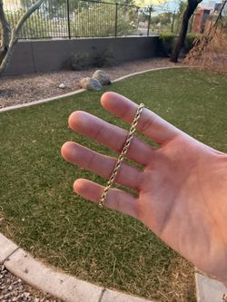 10K Solid Gold rope bracelet