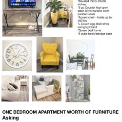 One Bedroom Apartment Furniture Sale