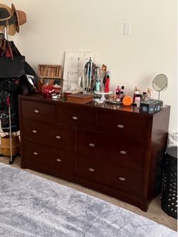 King Size Bedroom Set - Bed Frame + Nightstands + Dresser
