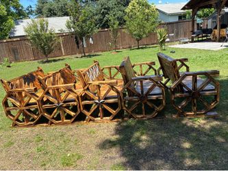 Rustic benches