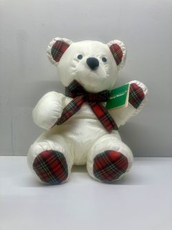 Vintage 1993 Gibson Greetings Plush Holiday Bear 14” - New With Tag