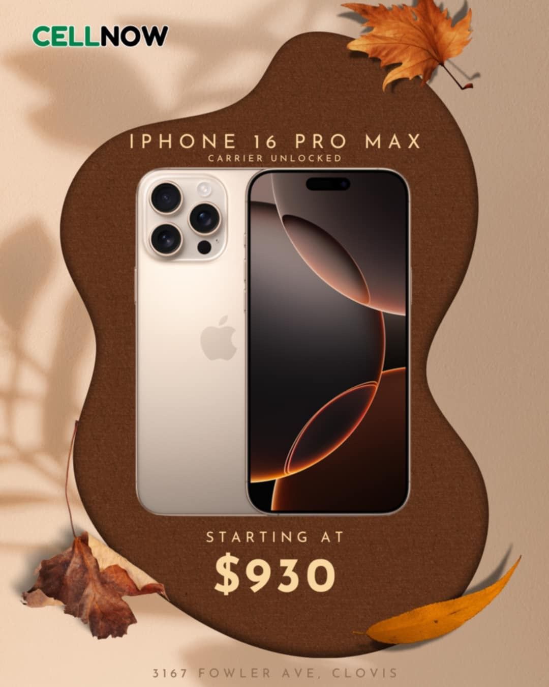 ๐ Fall Savings at Cellnow! ๐ Up to 50% OFF select items!