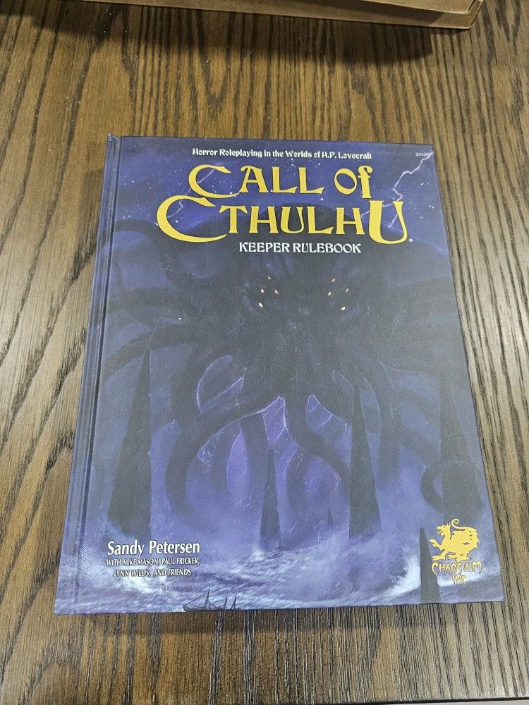 Call Of Cthulhu Rulebook