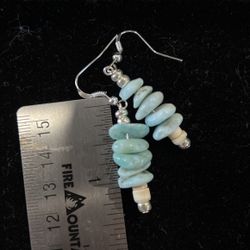 Woman’s Larimar Earrings 
