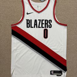 Nike Damian Lillard Portland Trail Blazers AUTHENTIC Association Jersey 48 L