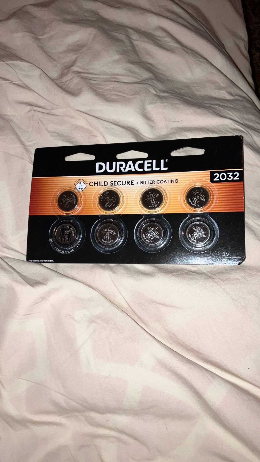 Duracell 8 Pack Batteries 2032 4 Packs