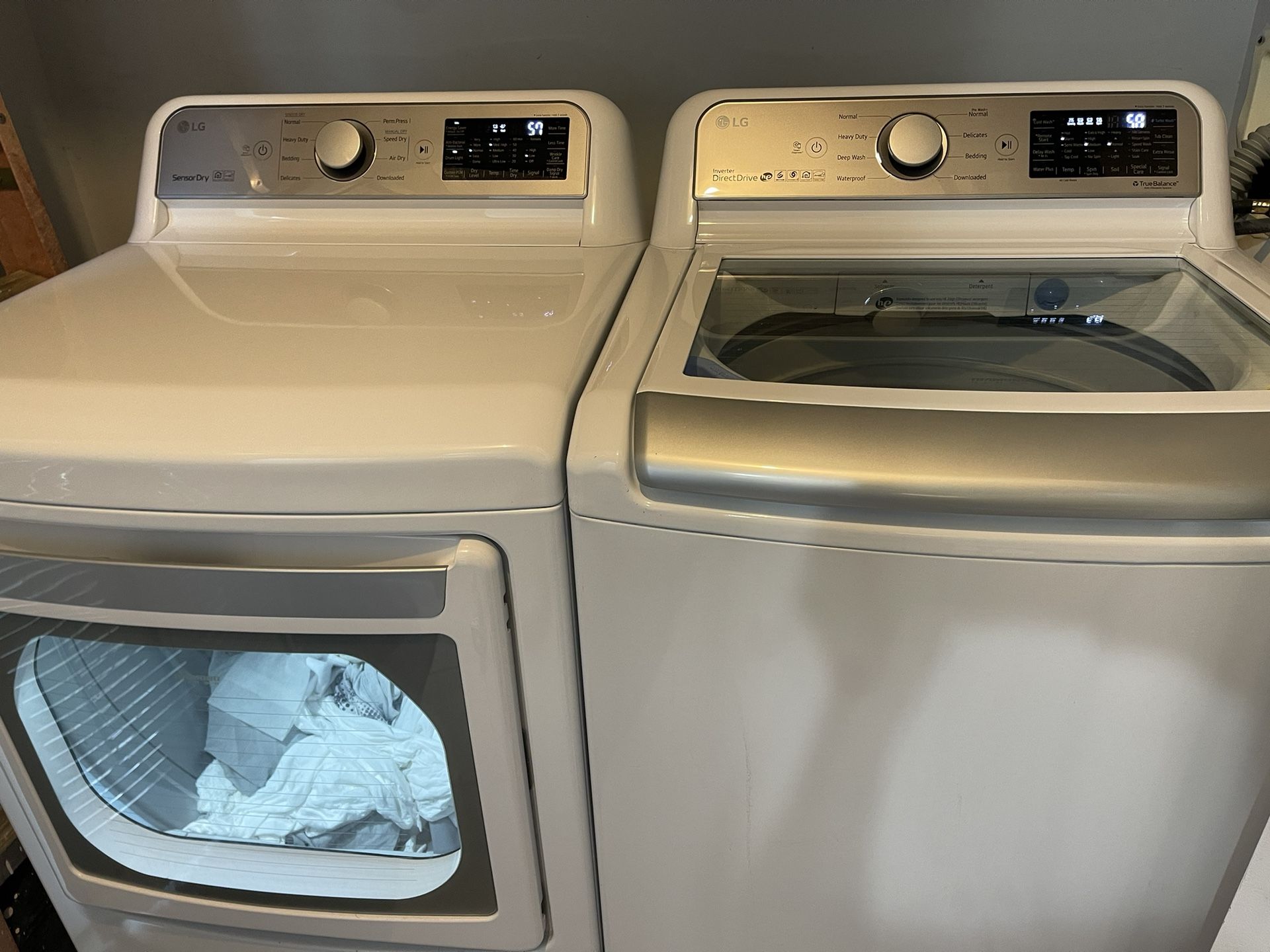 LG Washer And LG Dryer…White