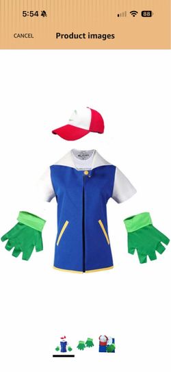 Pokémon trainer costume