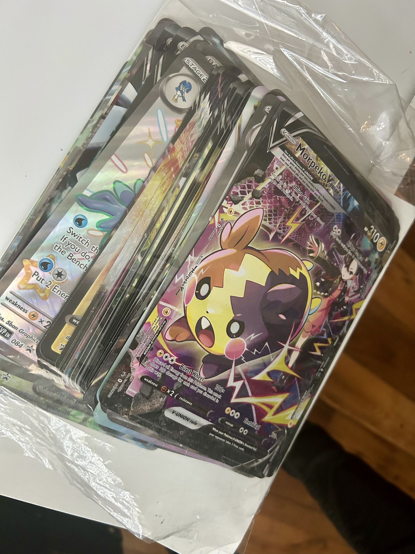 Over 100 Jumbo Pokemon Cards