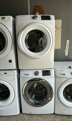 Samsung Front Load Set - Large Capacity Sensor Dry