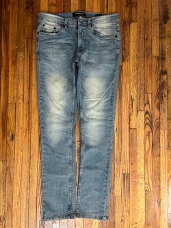 Kenneth Cole Light Wash Slim Jeans