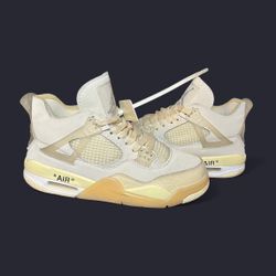 Womens Jordan 4 retro Off-White Sail NO BOX