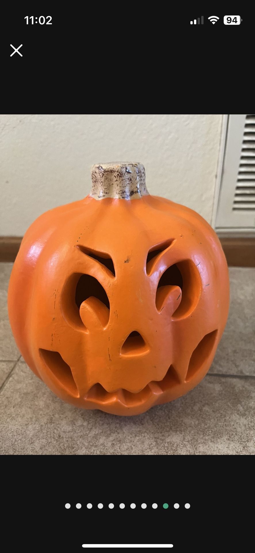 Two Used Jack O Lanterns