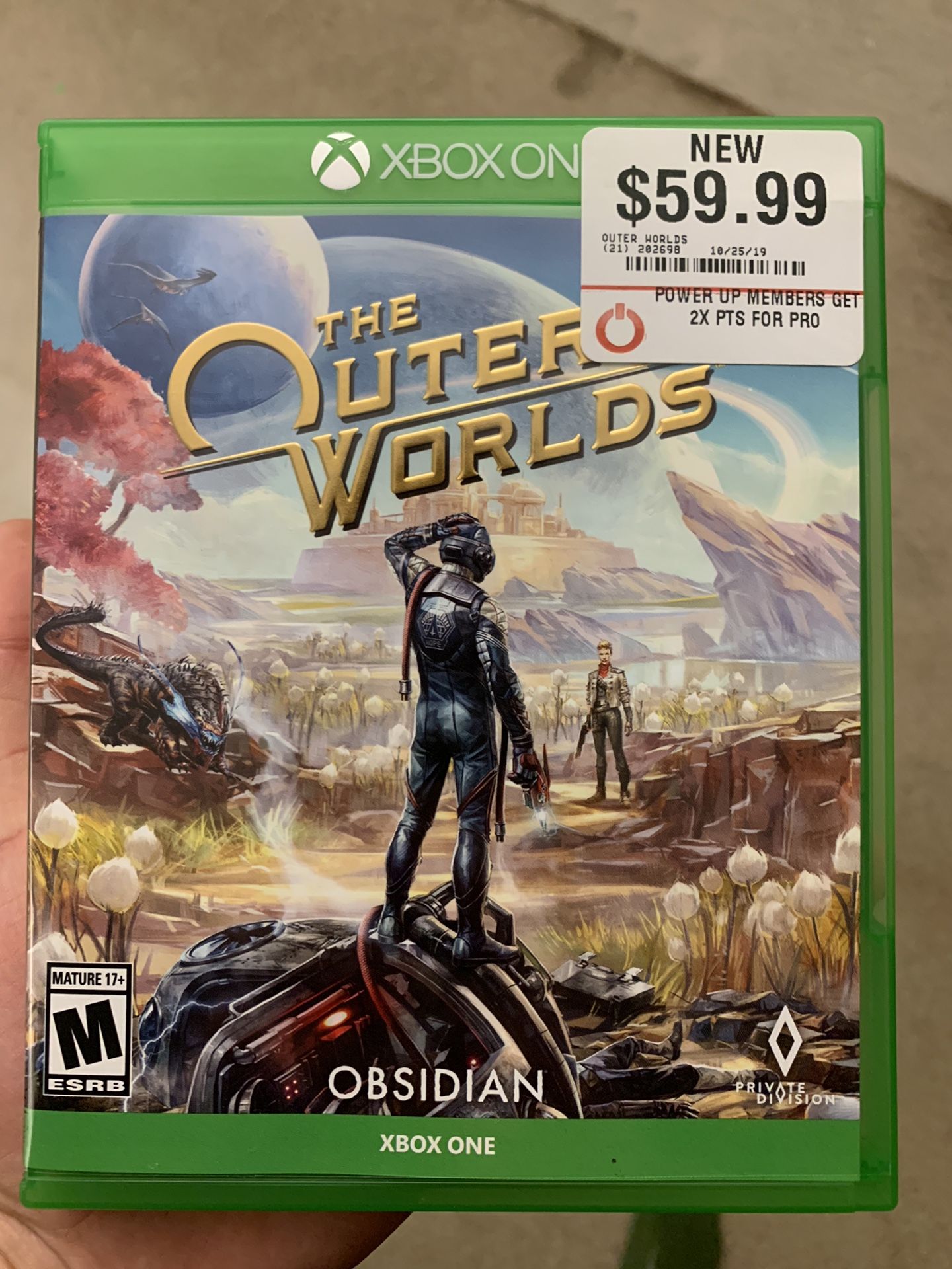 Xbox One Outer Worlds (will trade for modern warfare)