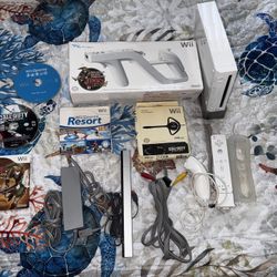 Wii Console With Games 