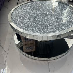 Coffee Table Sparkling Silver