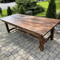 GORGEOUS CUSTOM DINING TABLE, BRAND NEW NEVER USED!