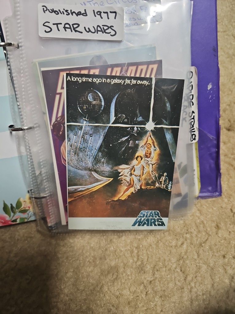 Vintage Star Wars Postcards (30) Near Mint Condition