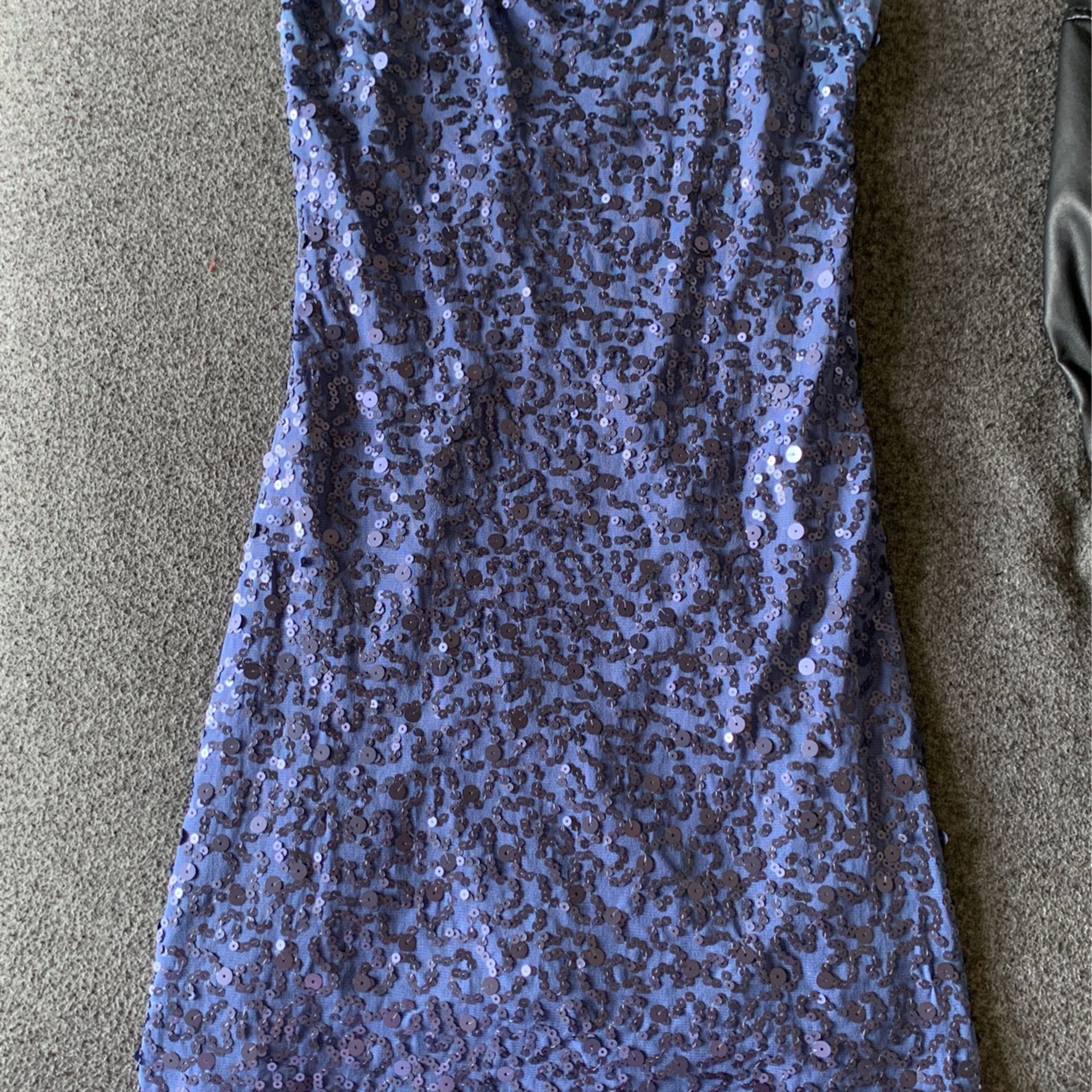 Blue Sequin Dress Size XS