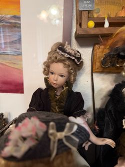 Porcelain Collector Doll Victorian Dress