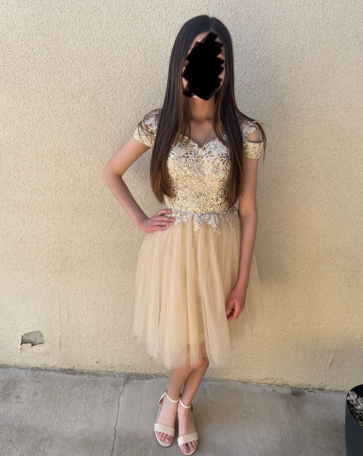 Gold Dress