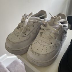 Kids White Forces Size 6c