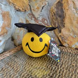 Graduation Smiley And Owls Plush 