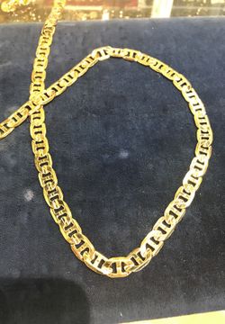 24KT Gold Bonded 25" Gucci Chain 8mm Lifetime Replacement Guarantee