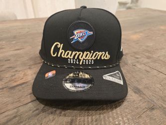 NEW ERA 2024 / 2025 OKC THUNDER NBA CHAMPIONS HAT...BNWT