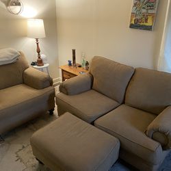 Loveseat, Chair, And Ottoman Set