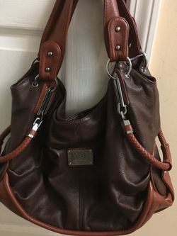 Leather handbag