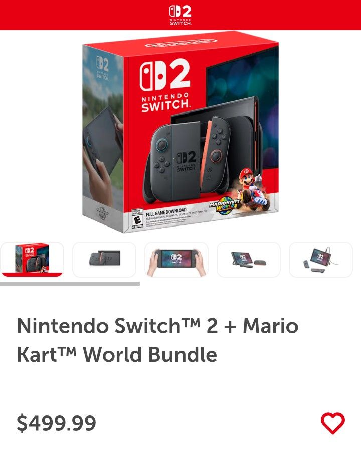Nintendo Switch 2 + Mario Kart World