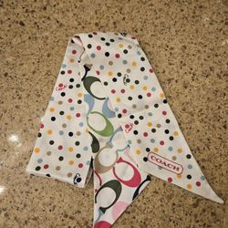 COACH Silk Hair Scarf 