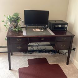 Cherry Office Desk 