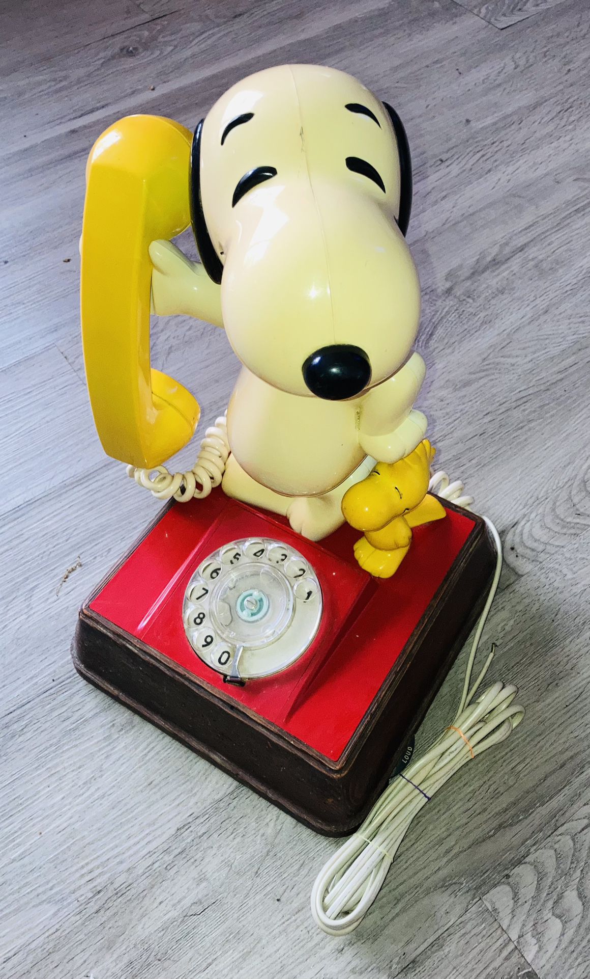 Vintage Snoopy Rotary Home Phone