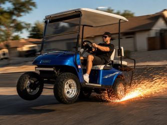 2002 EZGO TXT Lifted 4 Seater - Newer Batteries