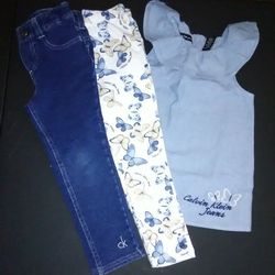 Girls 4T Calvin Klein Jeans 3pc set