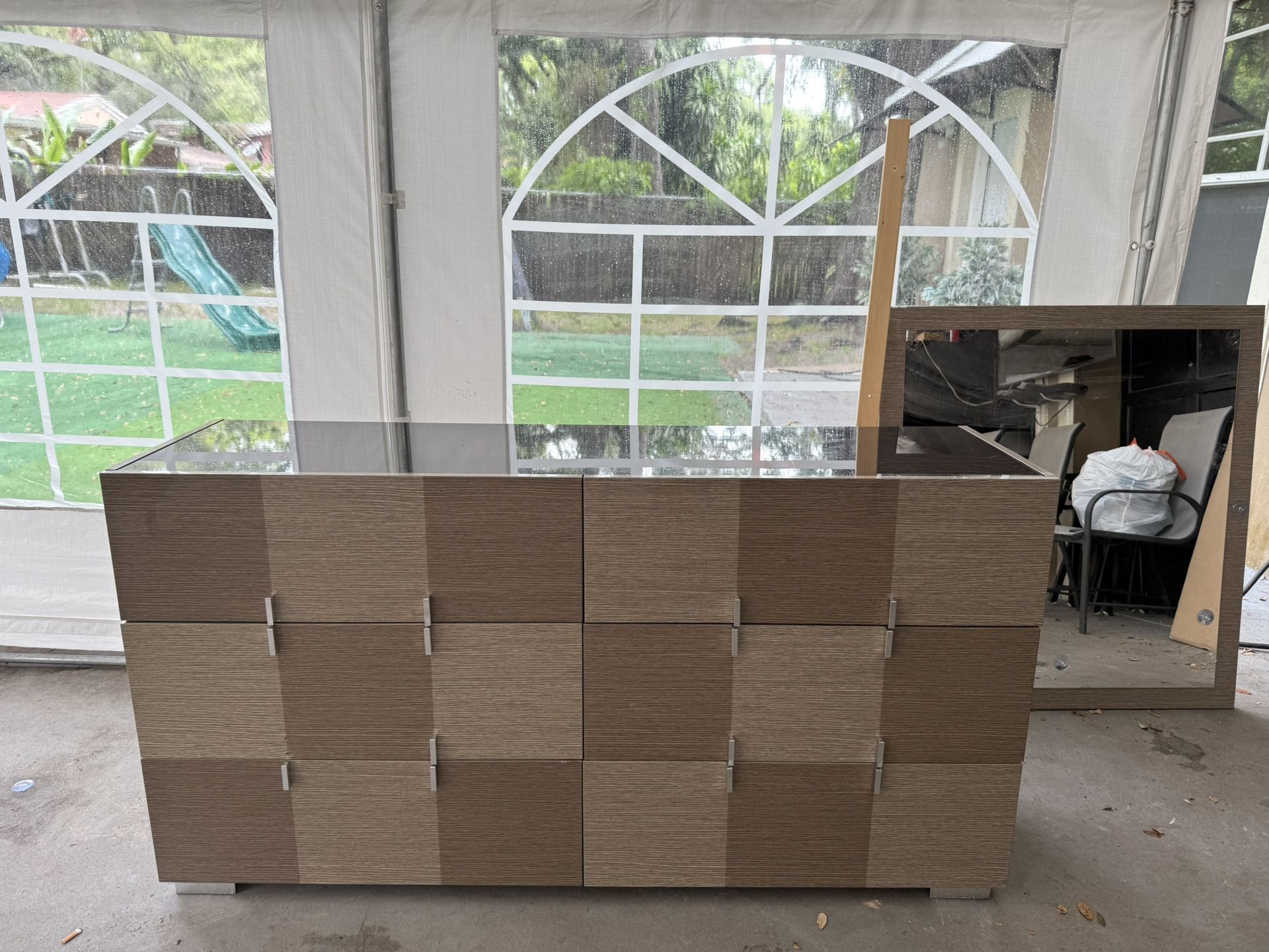 Used Dresser With Mirror and Nightstand