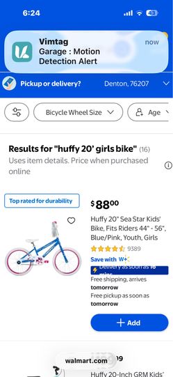 New Huffy 20’ bike